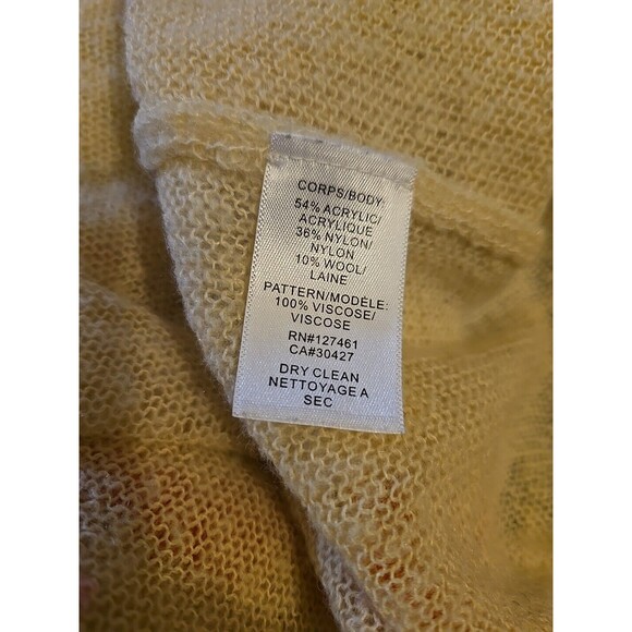 WildFox White Label Lips Wool Hoodie Cropped Sweater Size Small - Picture 10 of 10